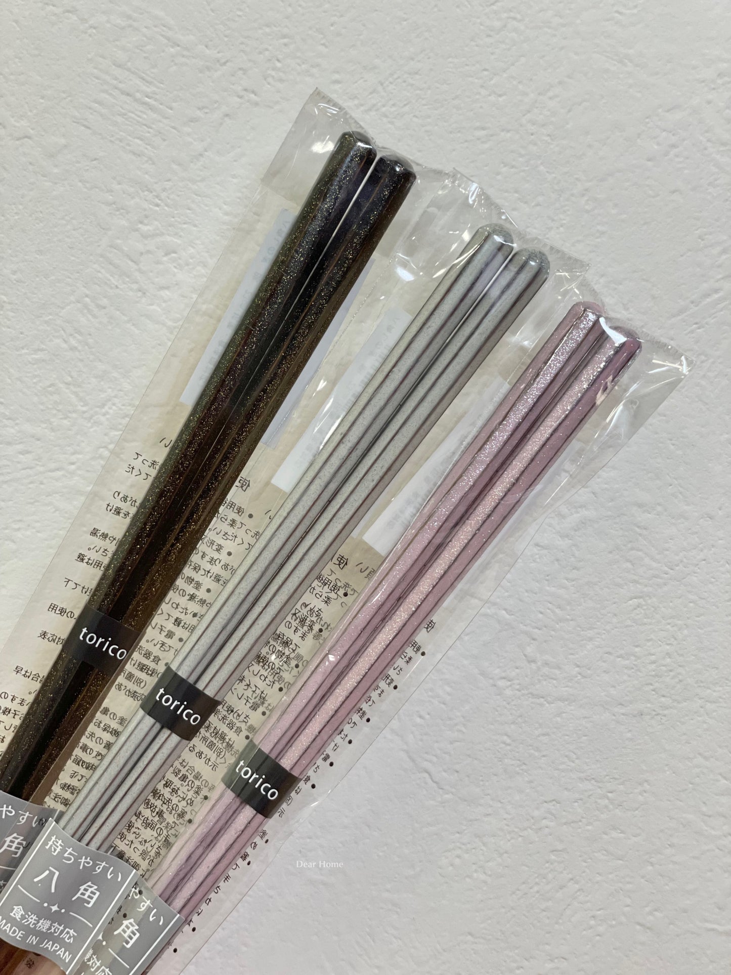 日本製 ❘ Minorutouki系列八角形抗菌閃閃木筷子 (23cm)