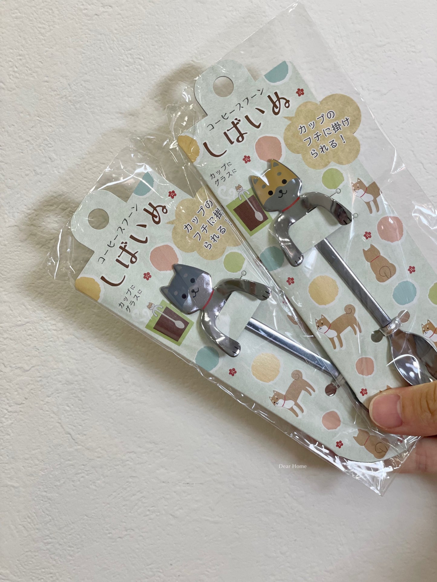 日本製 ❘ 柴犬不銹鋼掛杯小匙 (11.6cm)