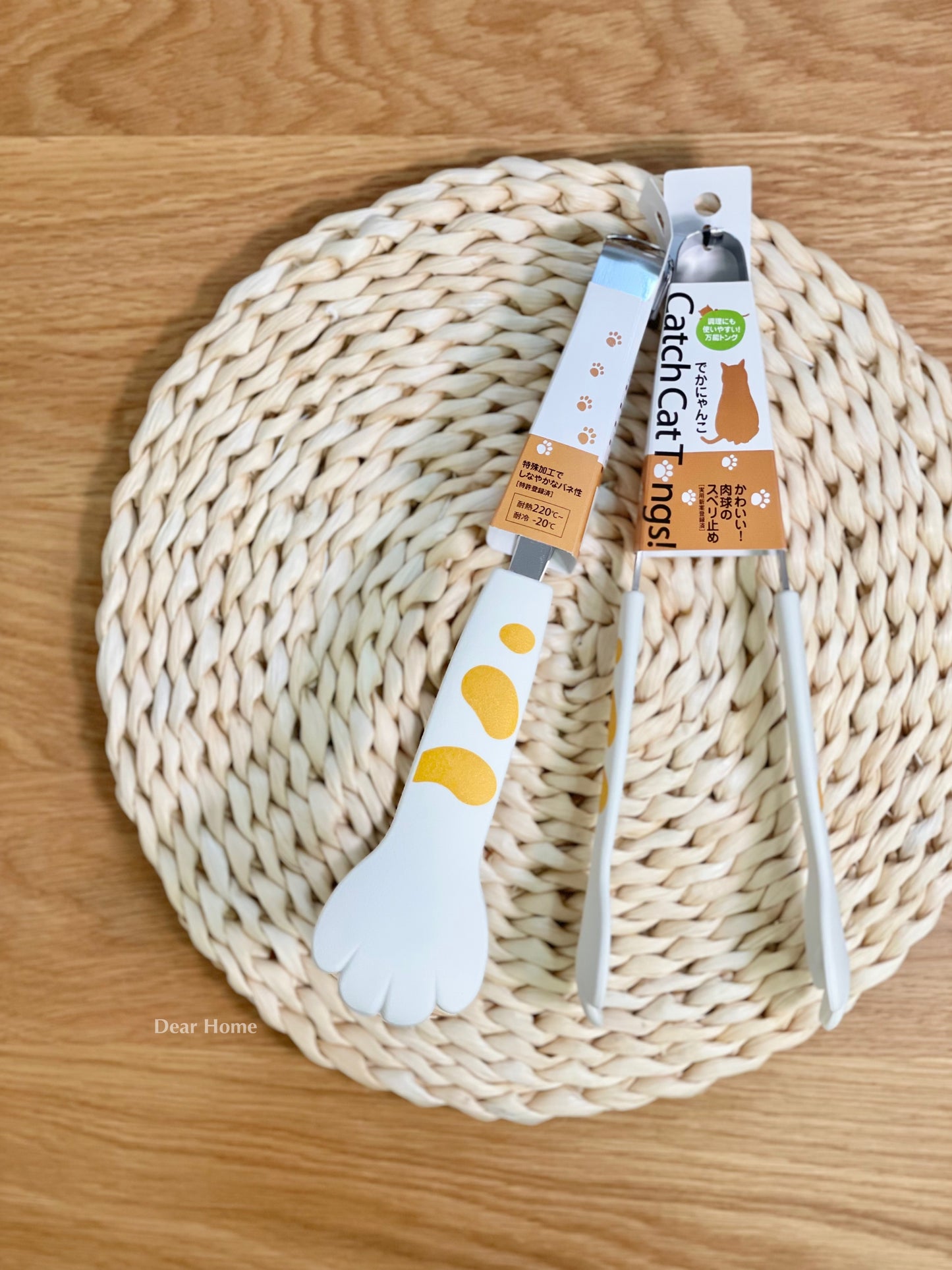 日本製 ❘ 抗菌耐熱貓爪食物夾 (24cm)
