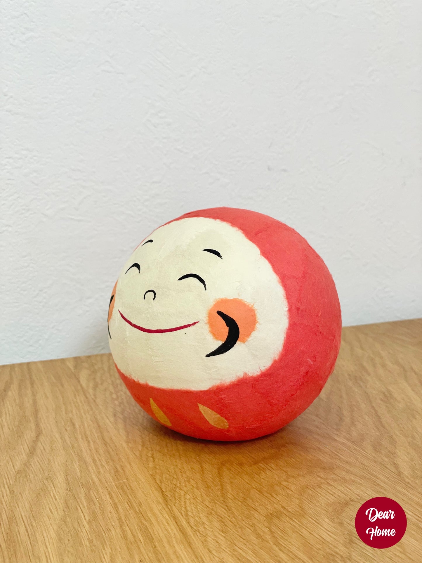 日本製 ❘ 日本和紙微笑達摩 (紅色)