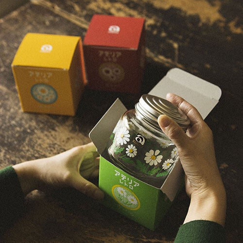 日本製 ❘ Aderia Retro昭和復古玻璃儲物瓶 (375ml)
