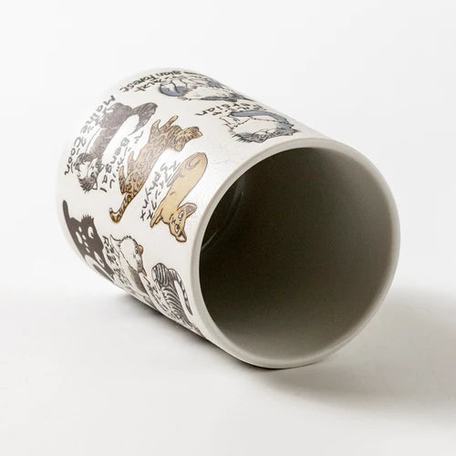 日本製 ❘ Monoshiri系列美濃燒貓咪茶杯 (260ml)