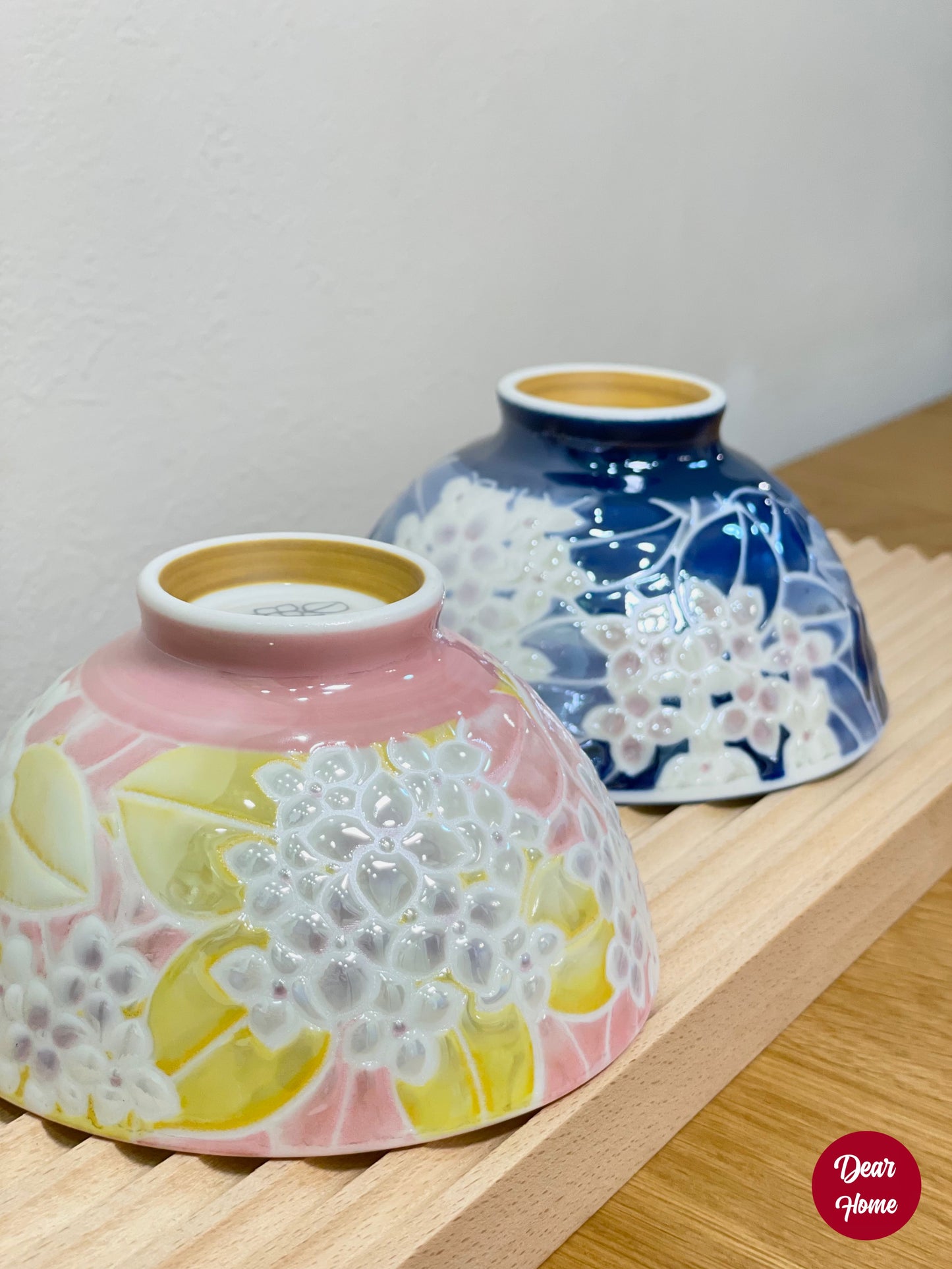 日本製 ❘ Kirakira系列藍色繡球花餐碗 (12.4cm)