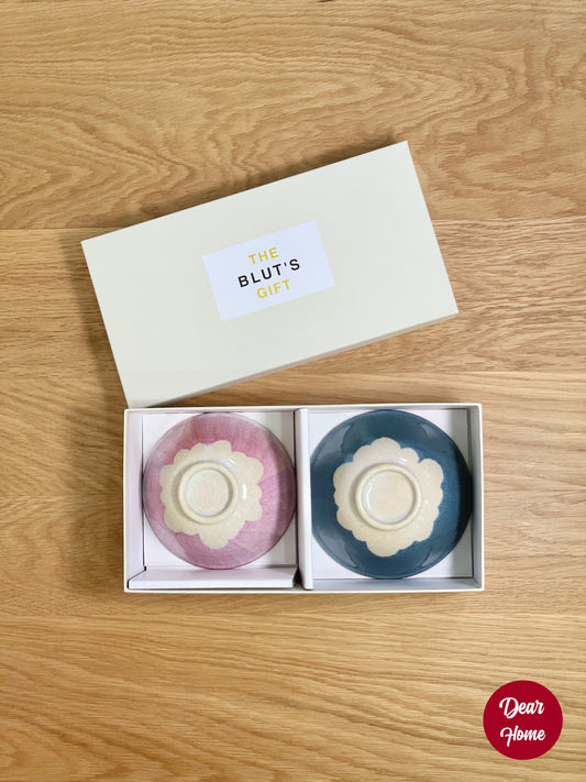 日本製 ❘ 六魯富士山餐碗對碗禮盒裝