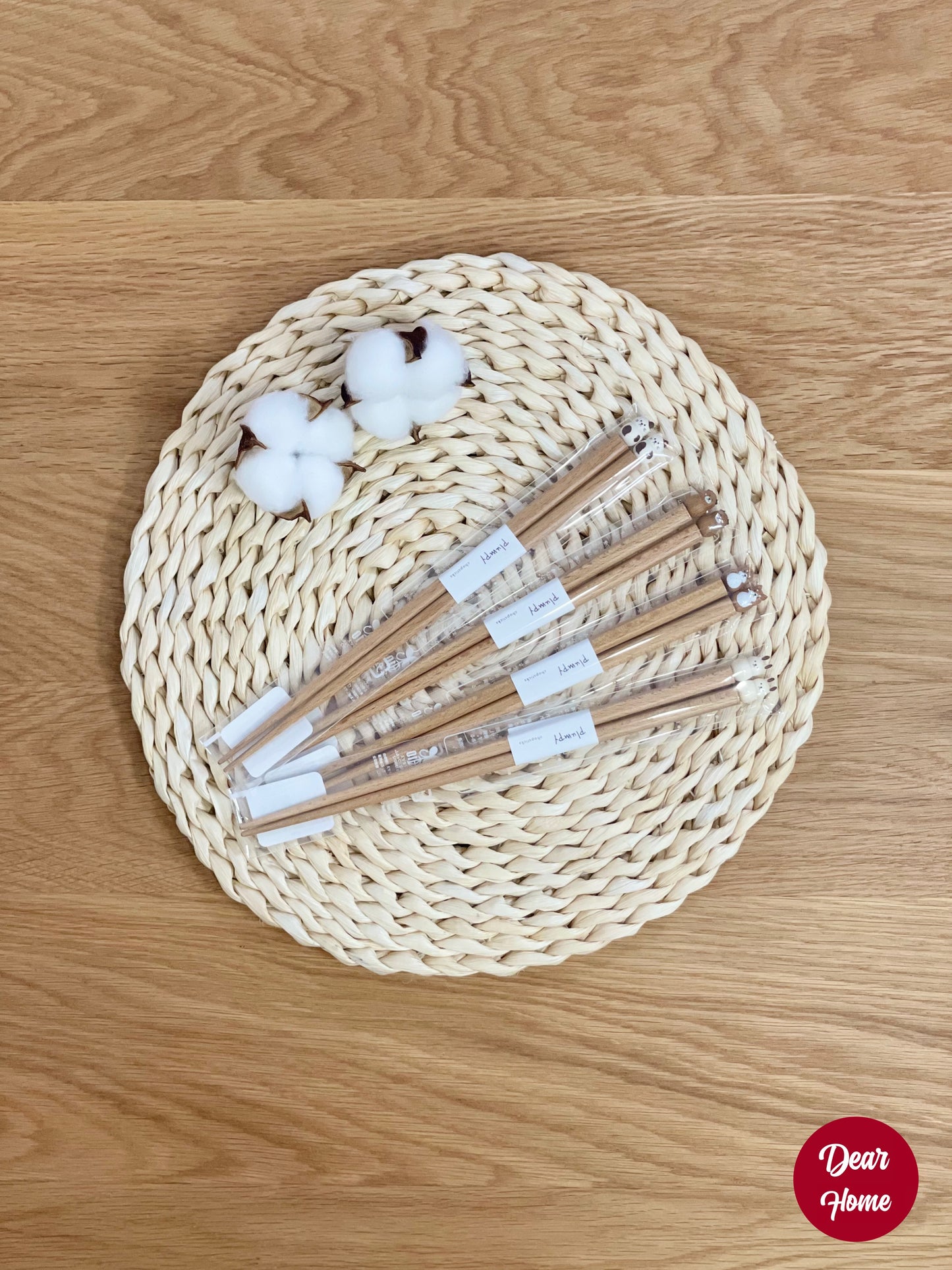 日本製 ❘ Plumpy系列天然木製動物造型筷子 (22.5cm)