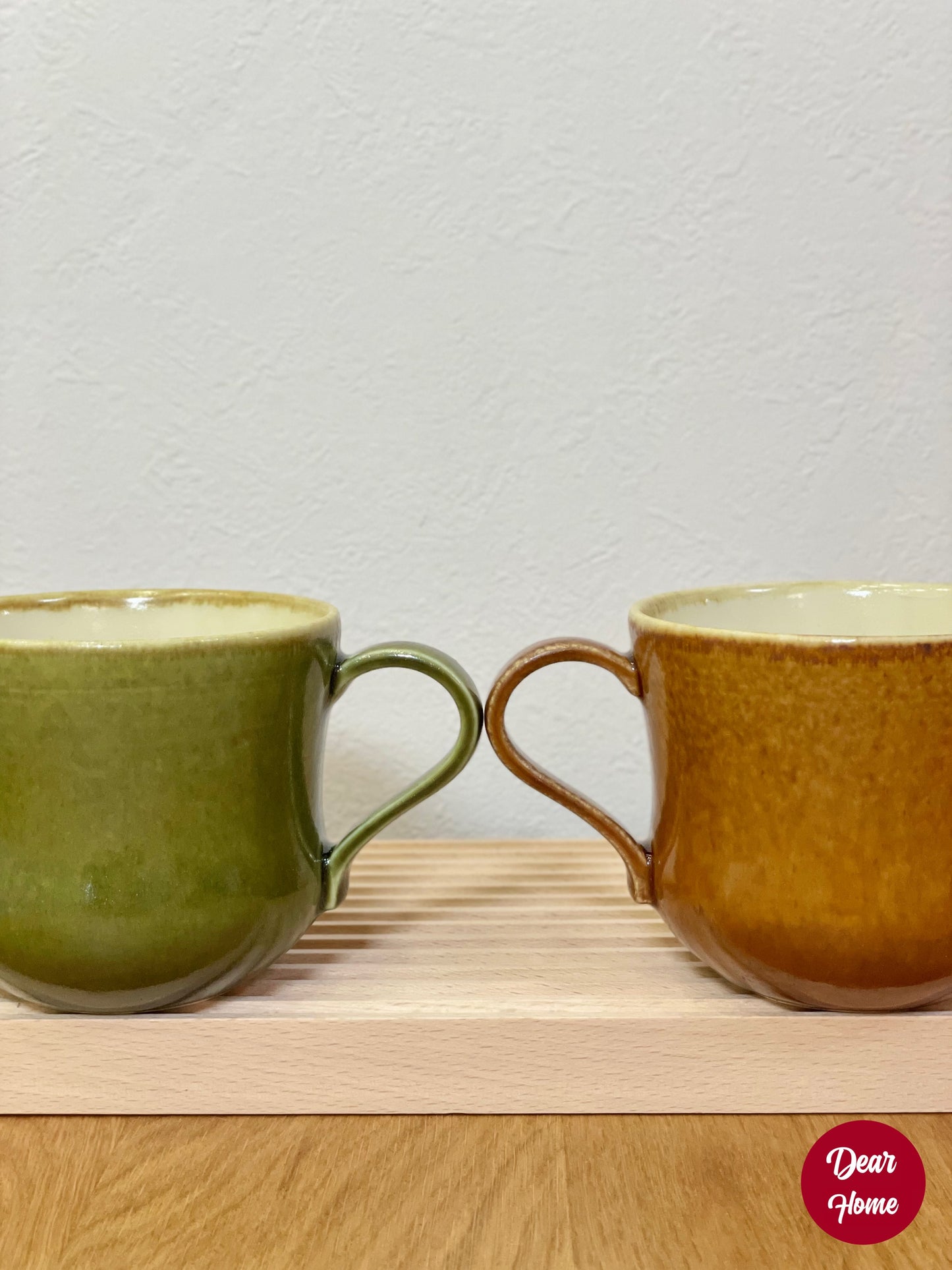 日本製 ❘ Itsumo復古風馬克杯對杯套裝 (320ml)