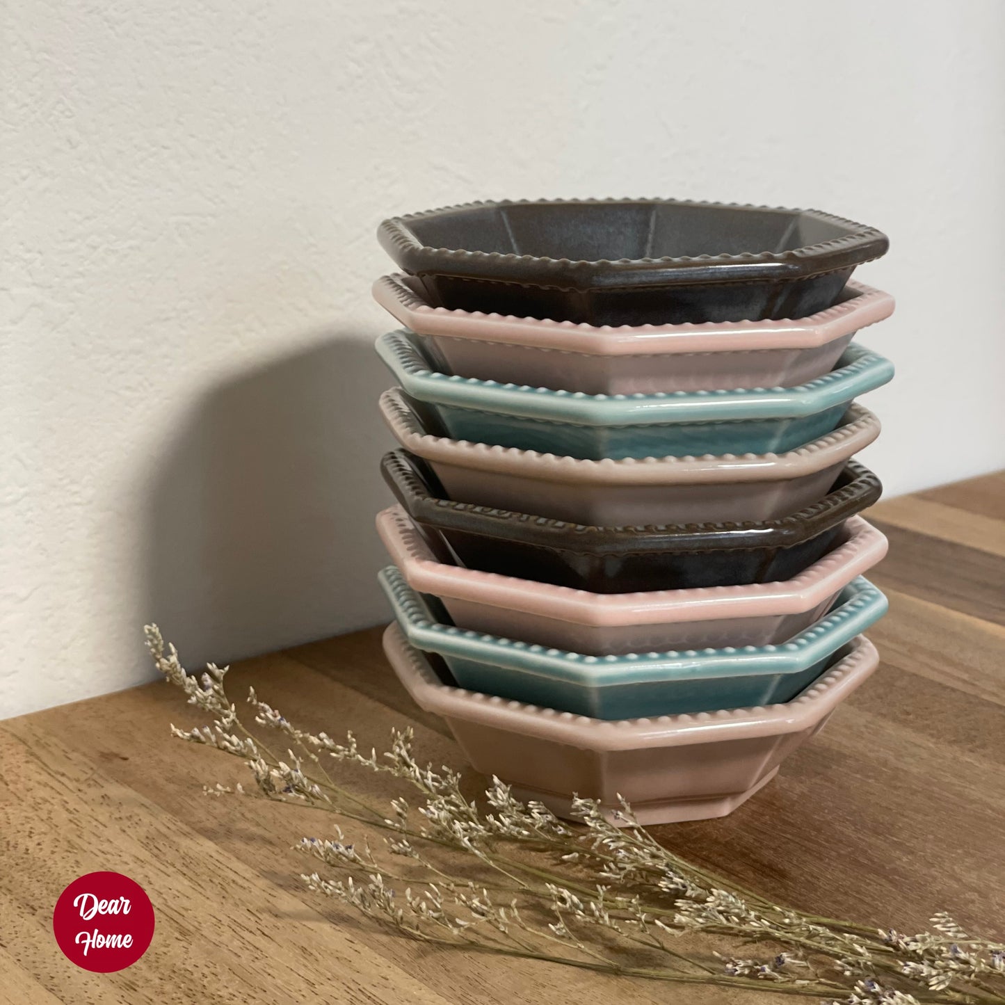 日本製 ❘ Amy系列彩色八角形小碟 (8.7cm)