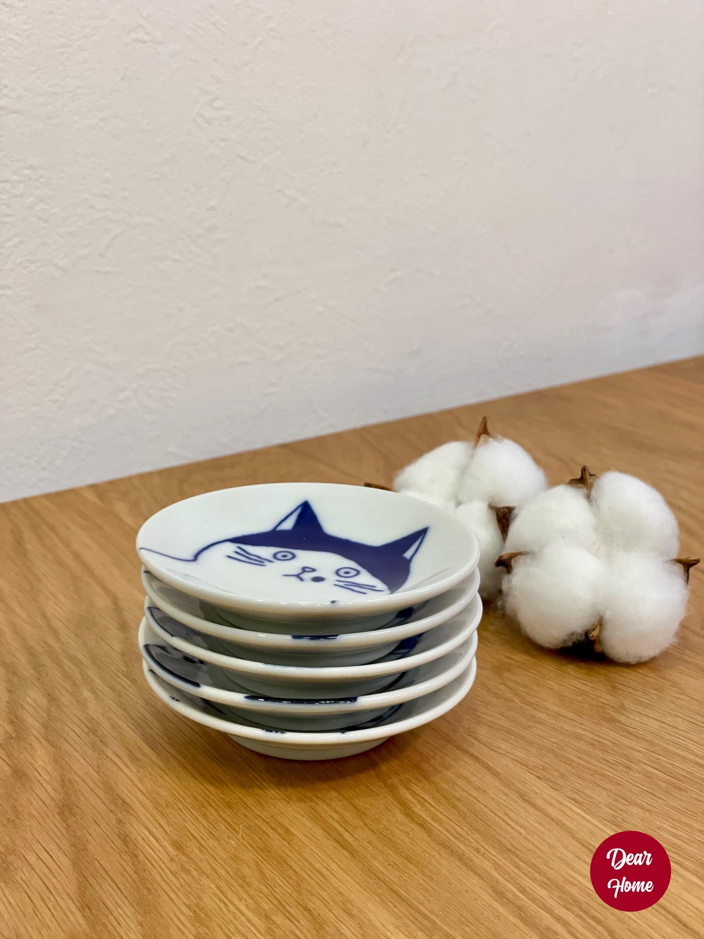日本製 ❘ Shichita貓咪美濃燒小碟 (8cm)