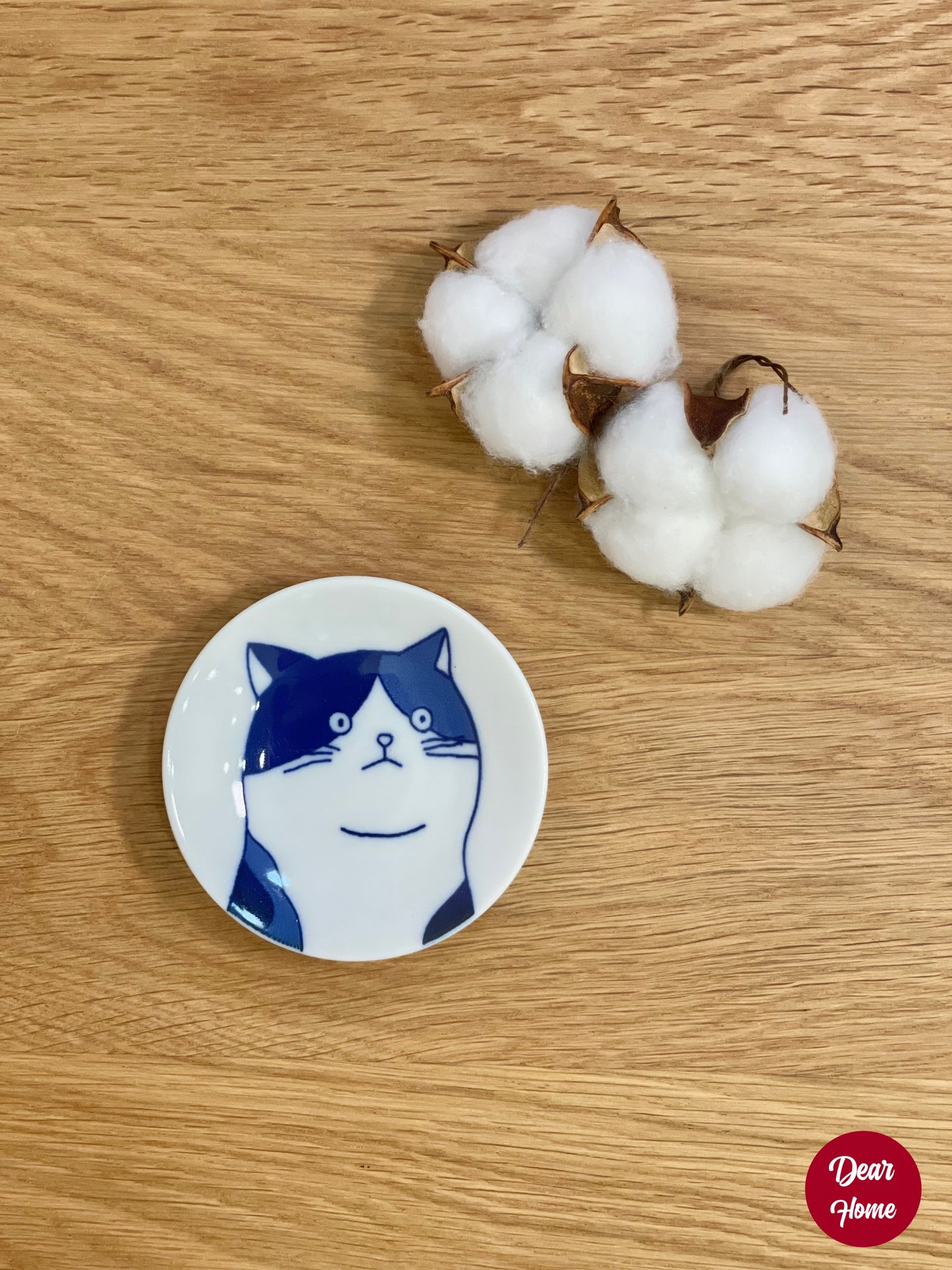 日本製 ❘ Shichita貓咪美濃燒小碟 (8cm)