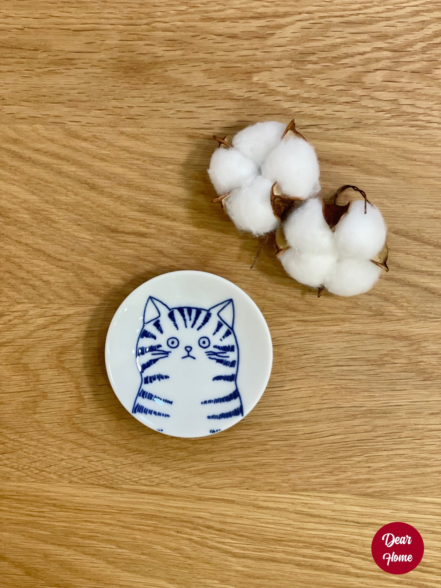 日本製 ❘ Shichita貓咪美濃燒小碟 (8cm)