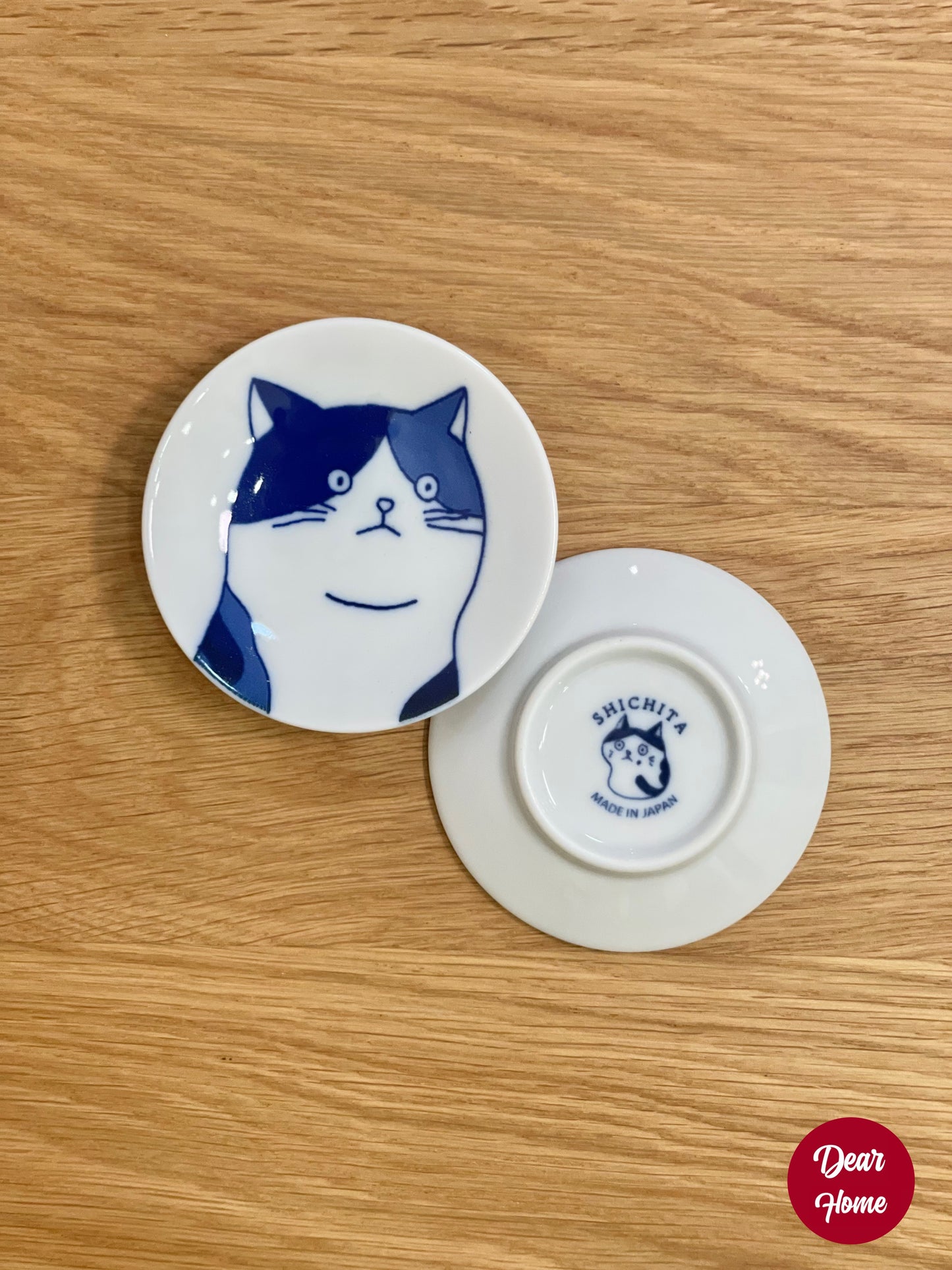 日本製 ❘ Shichita貓咪美濃燒小碟 (8cm)