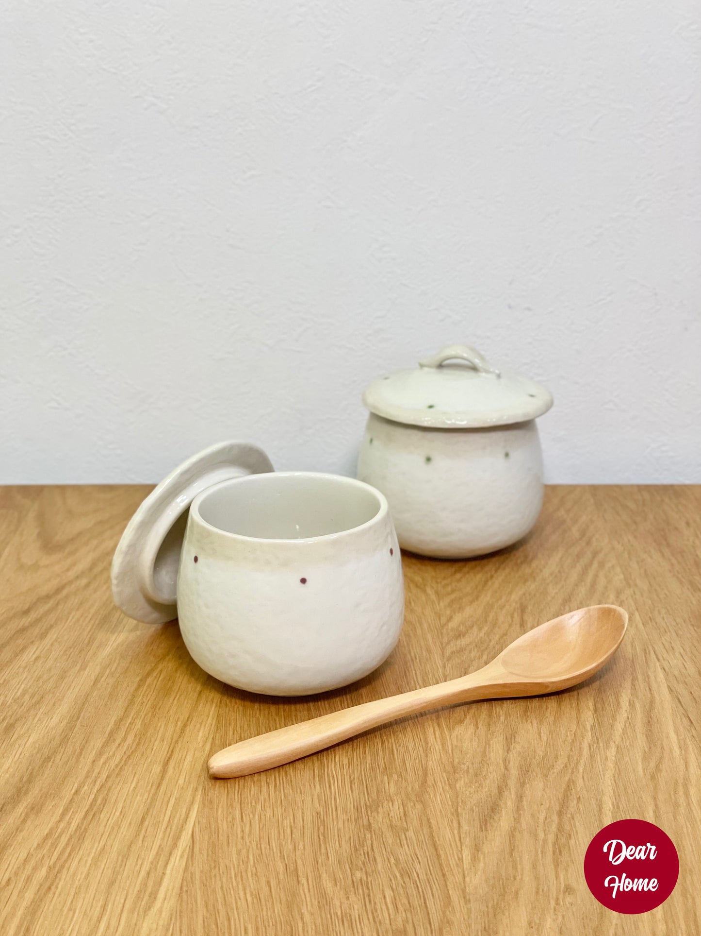 日本製 ❘ 可愛波點美濃燒茶碗蒸 (9cm)