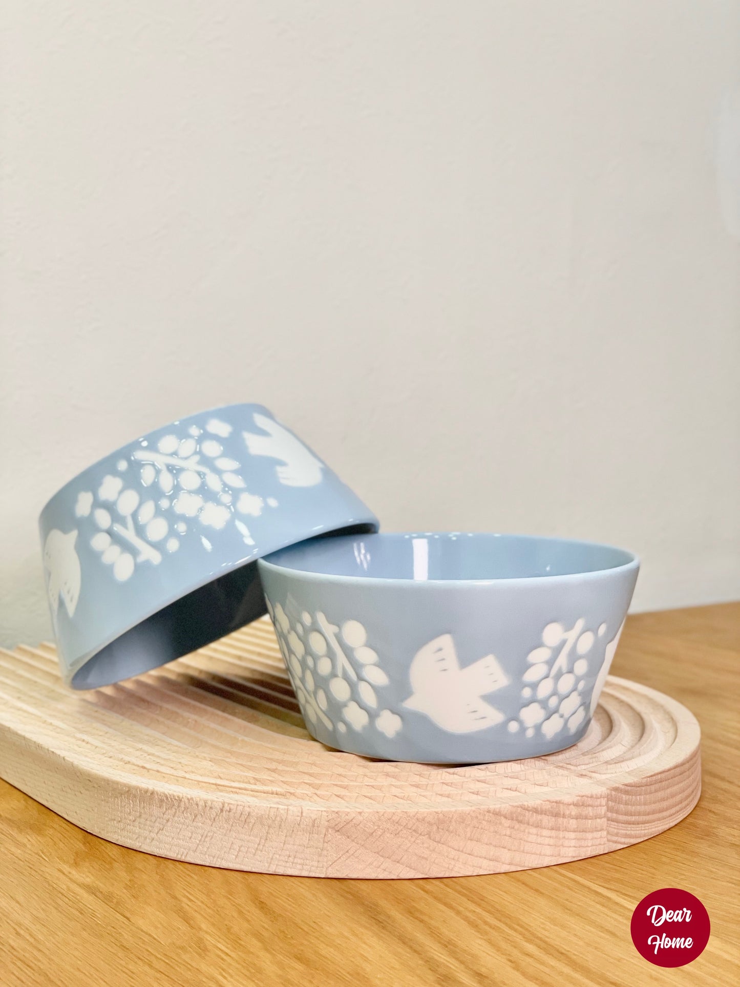 日本製 ❘ Lintu系列小鳥美濃燒餐碗 (13.2cm)
