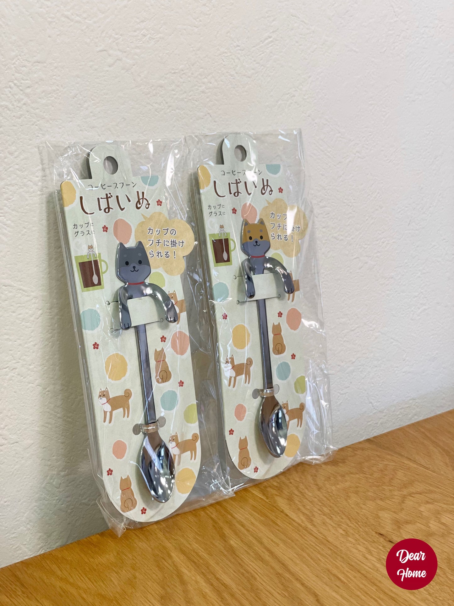 日本製 ❘ 柴犬不銹鋼掛杯小匙 (11.6cm)