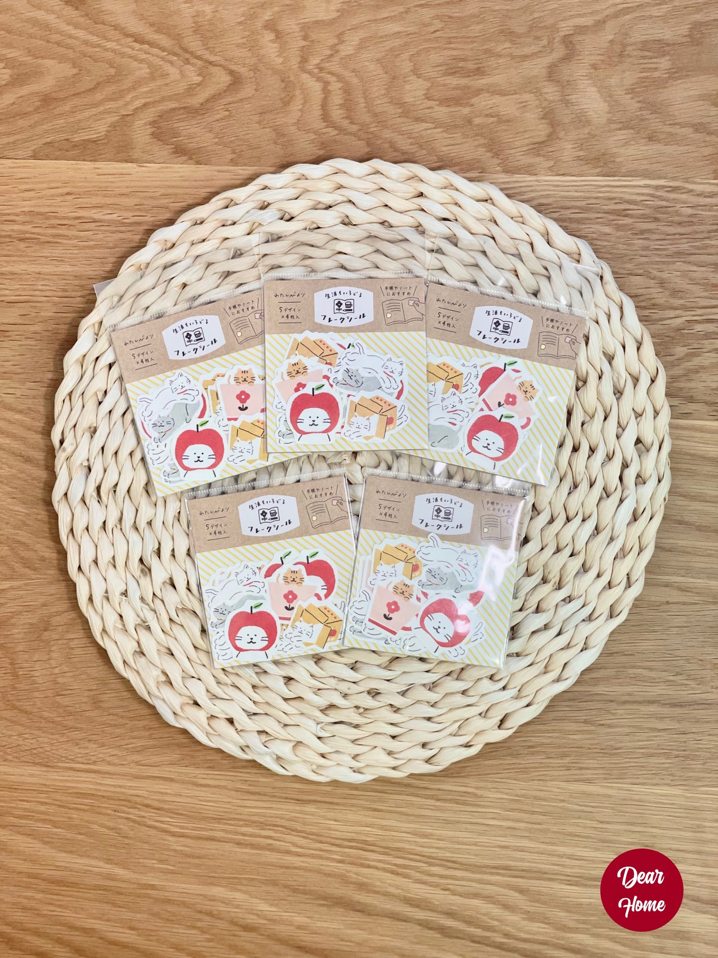 日本製 ❘ 古川紙工和紙貼紙 (活潑小貓)