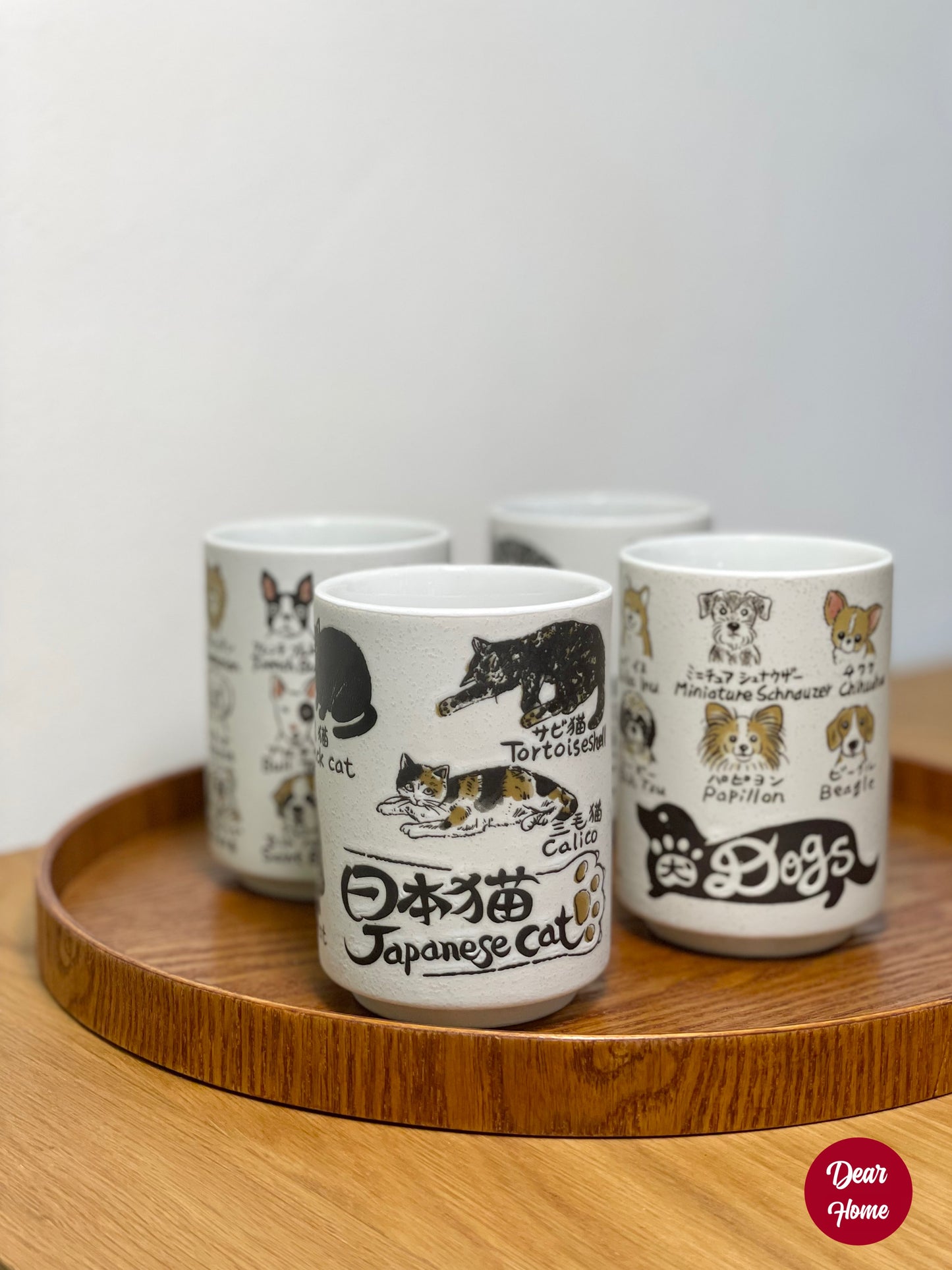 日本製 ❘ Monoshiri系列美濃燒日本貓咪茶杯 (260ml)