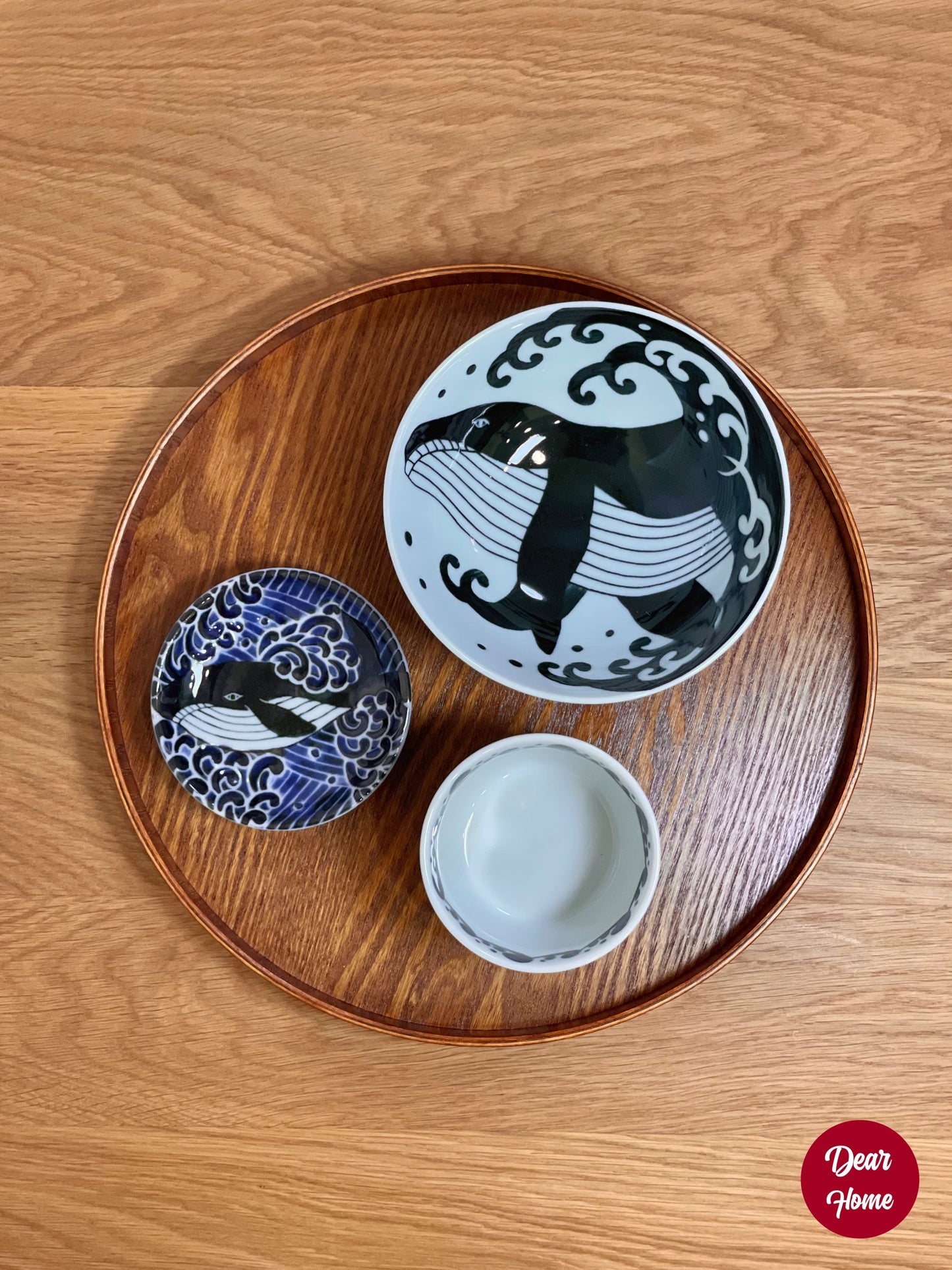 日本製 ❘ 白浪鯨系列美濃燒小碟 (10cm)
