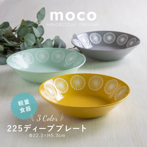 日本製 ❘ Moco系列蒲公英美濃燒深碟 (22.3cm)