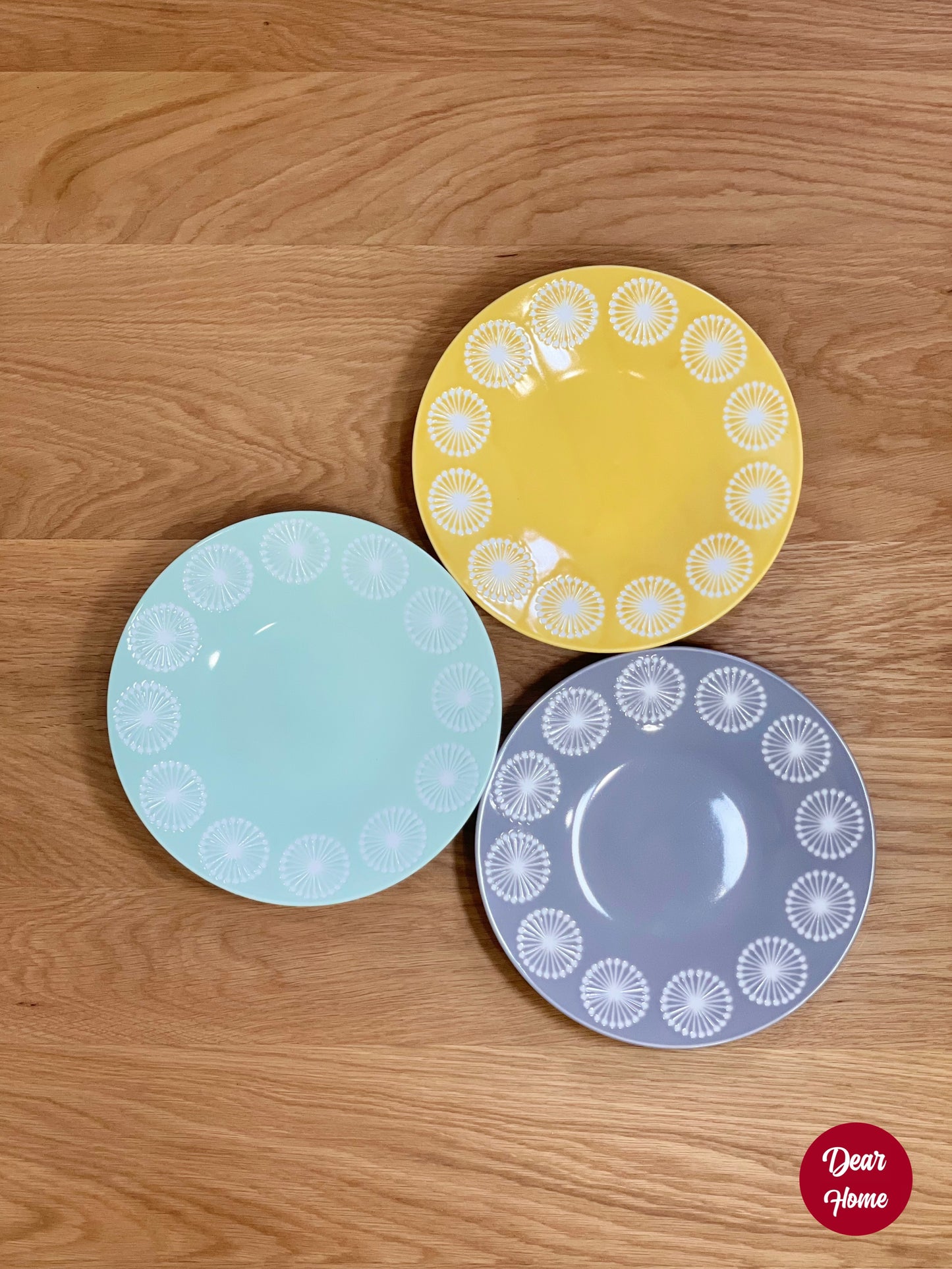日本製 ❘ Moco系列蒲公英美濃燒餐碟 (22.2cm)