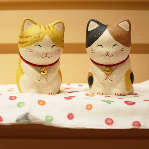 日本製 ❘ 日本和紙鞠躬感謝貓咪