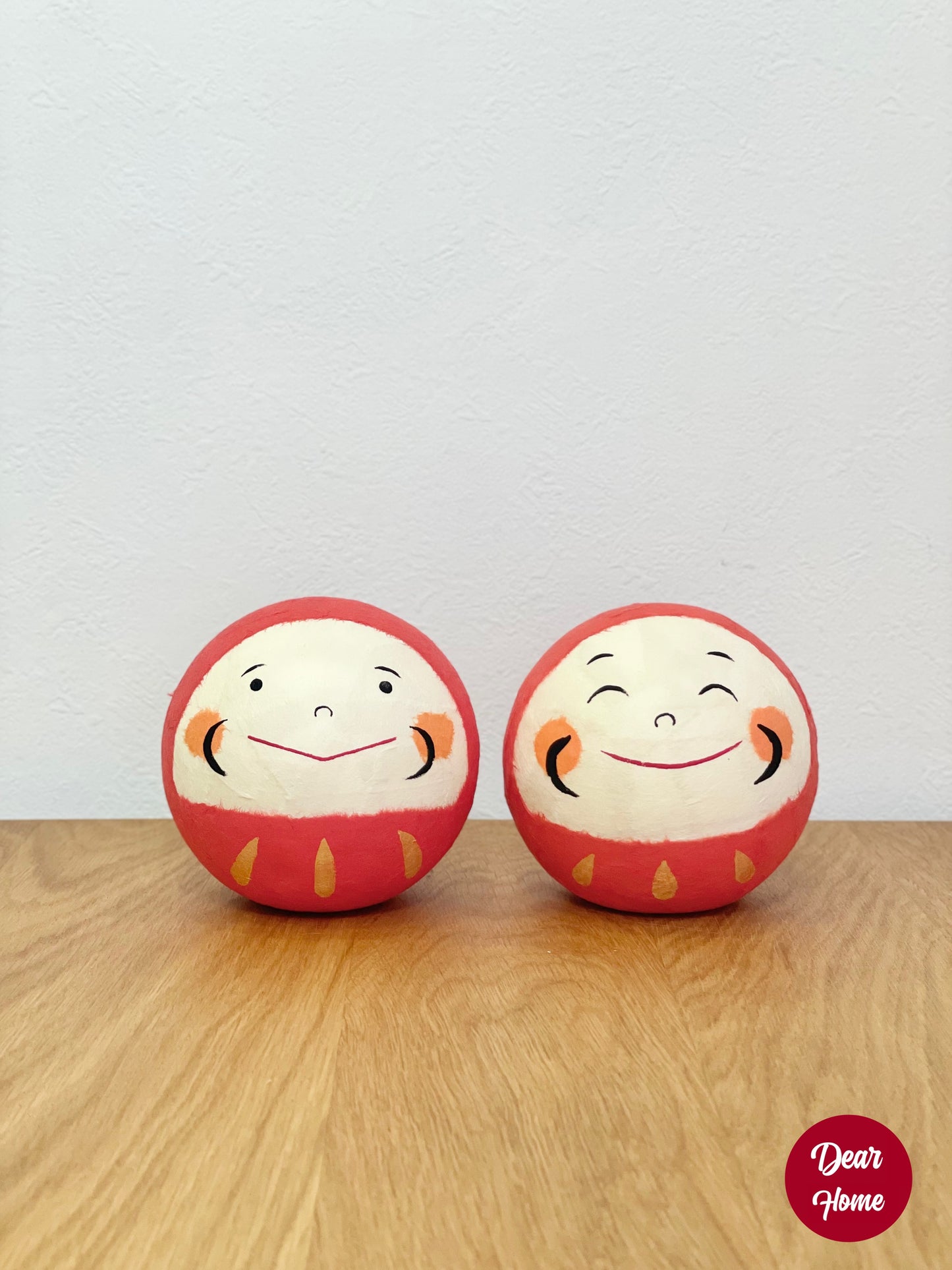 日本製 ❘ 日本和紙微笑達摩 (紅色)