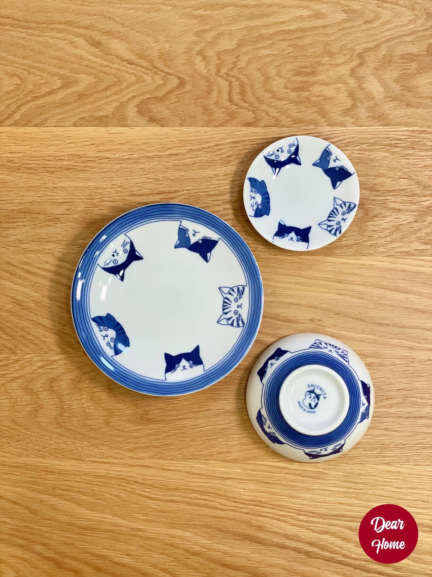 日本製 ❘ Shichita貓咪美濃燒餐碗 (11cm)
