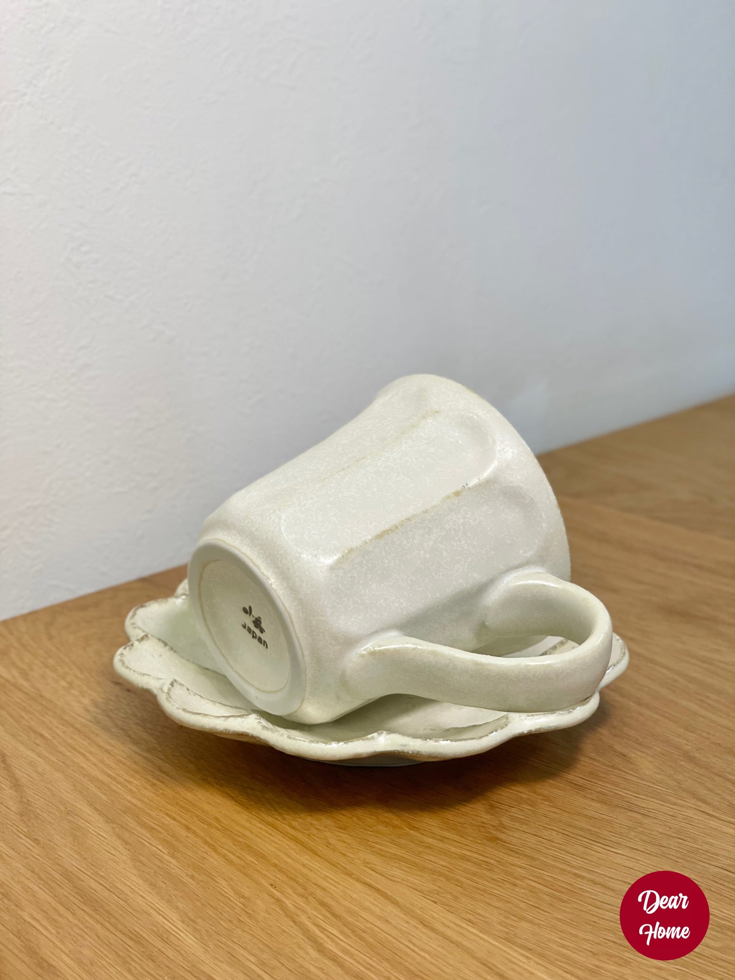 日本製 ❘ Kohyo Rinka小兵系列花形美濃燒餐碟 (15.5cm)