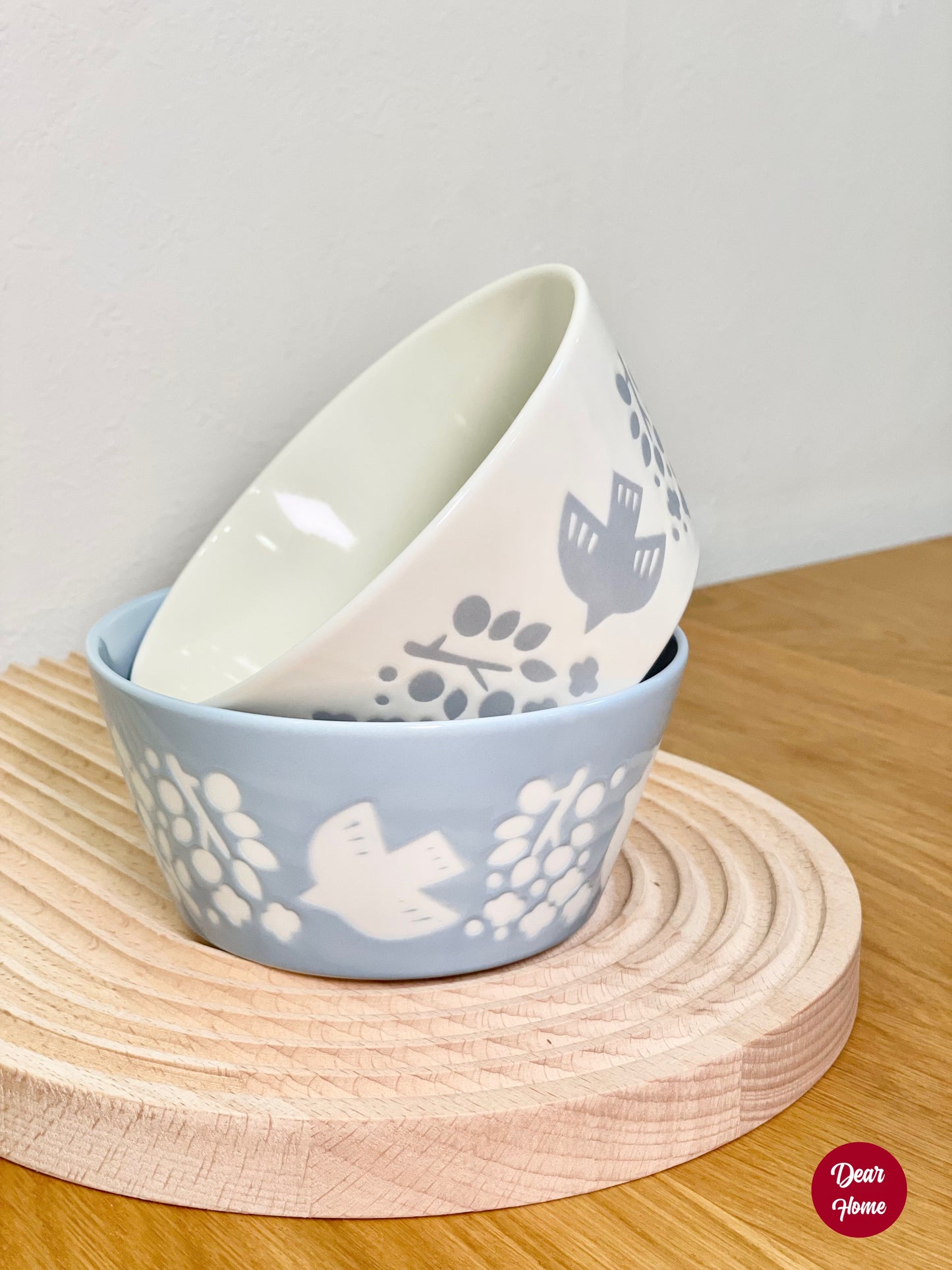 日本製 ❘ Lintu系列小鳥美濃燒餐碗 (13.2cm)