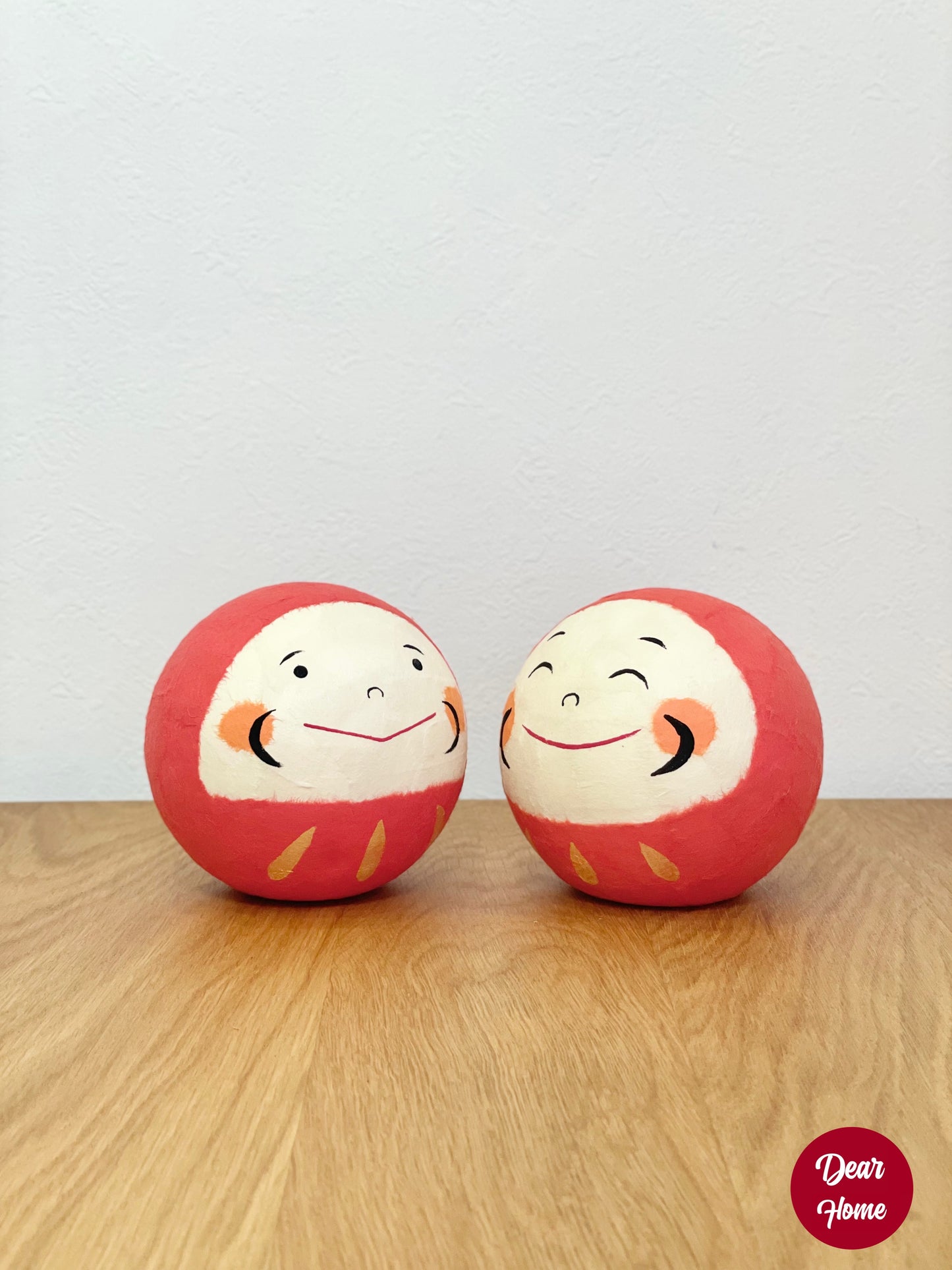 日本製 ❘ 日本和紙微笑達摩 (紅色)