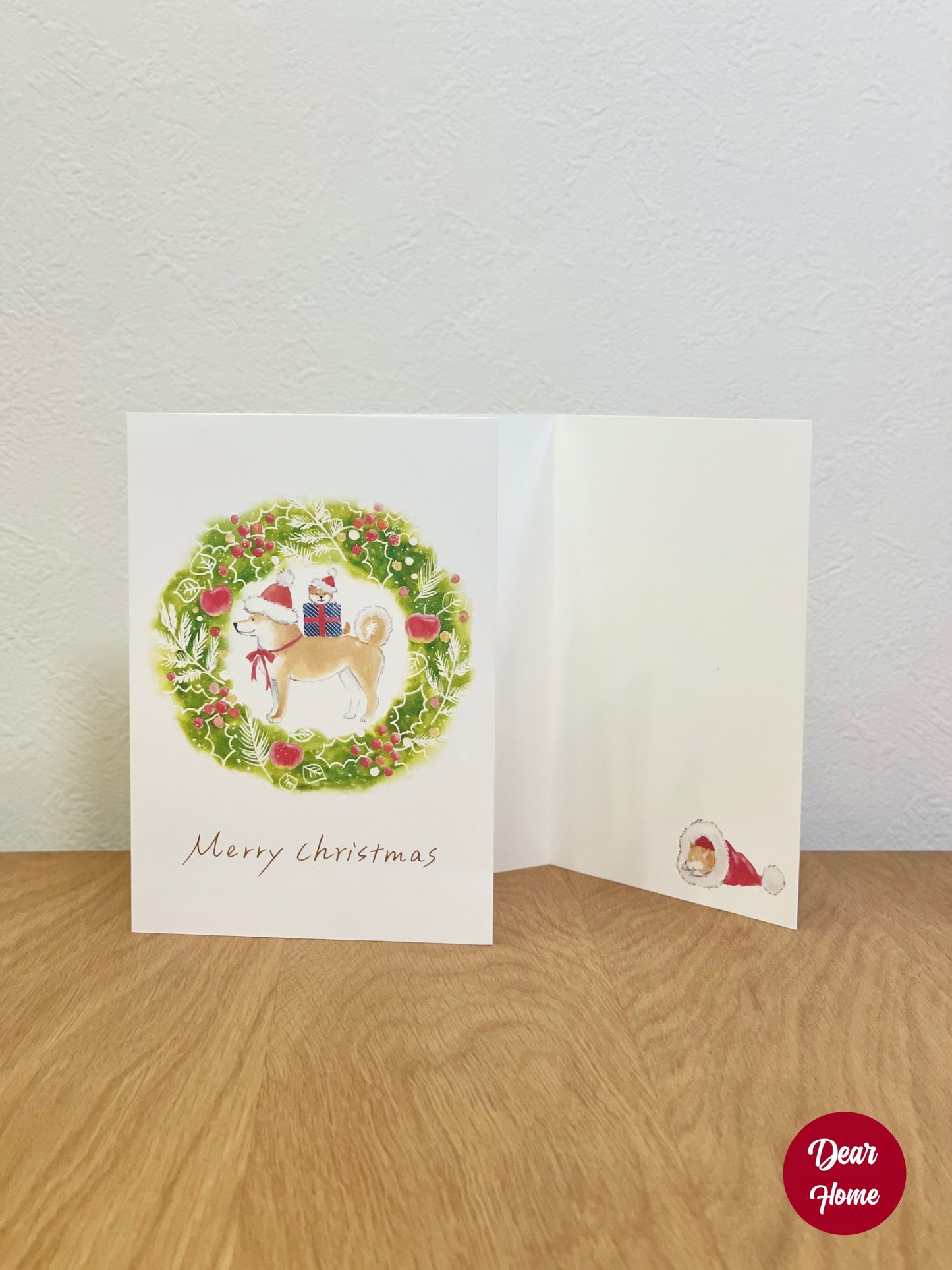 日本製 ❘ 柴犬聖誕卡