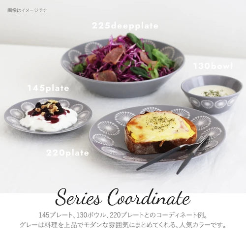 日本製 ❘ Moco系列蒲公英美濃燒深碟 (22.3cm)