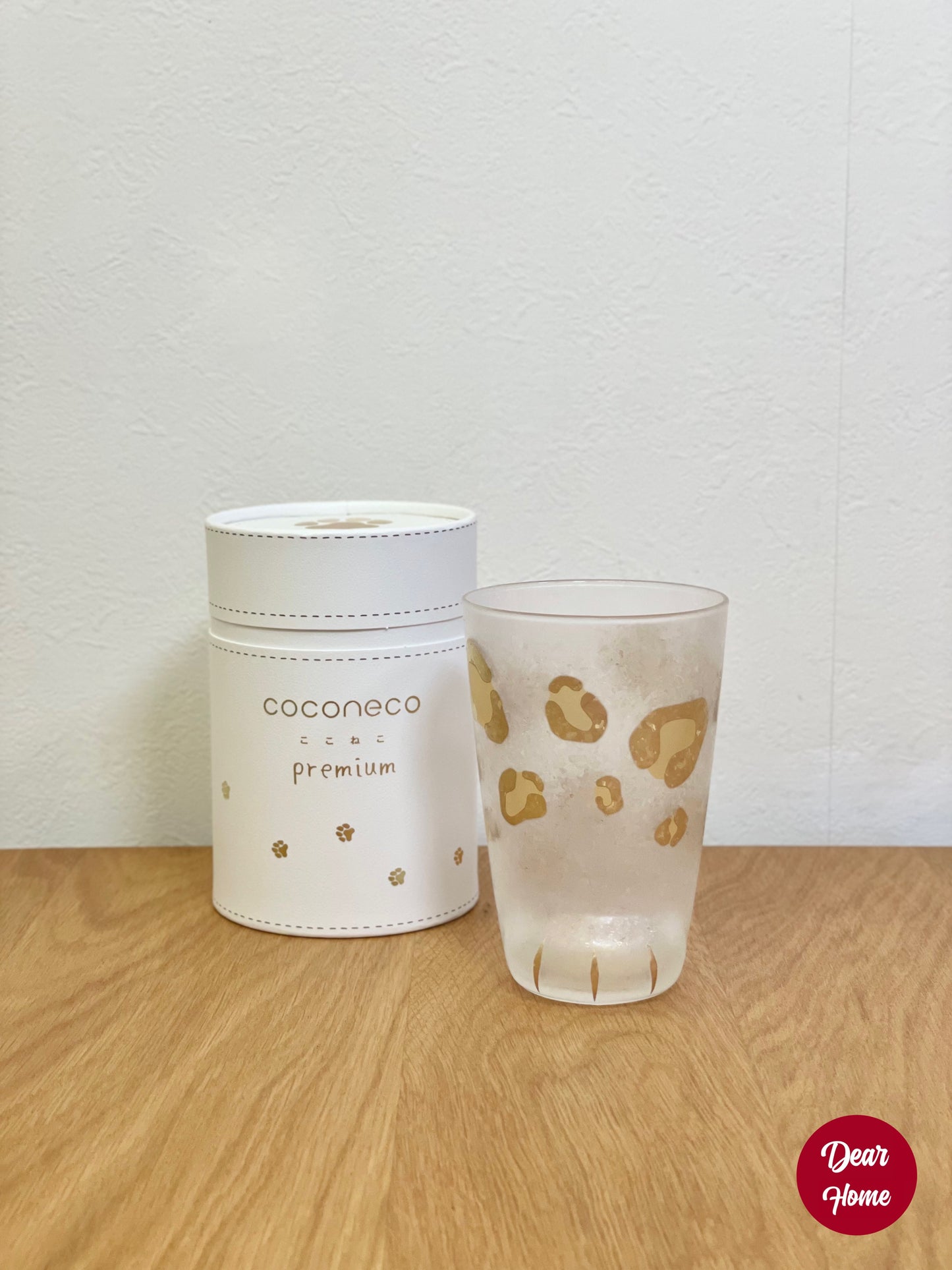 日本製 ❘ Coconeco系列叢林大貓金箔貓腳杯 (300ml)