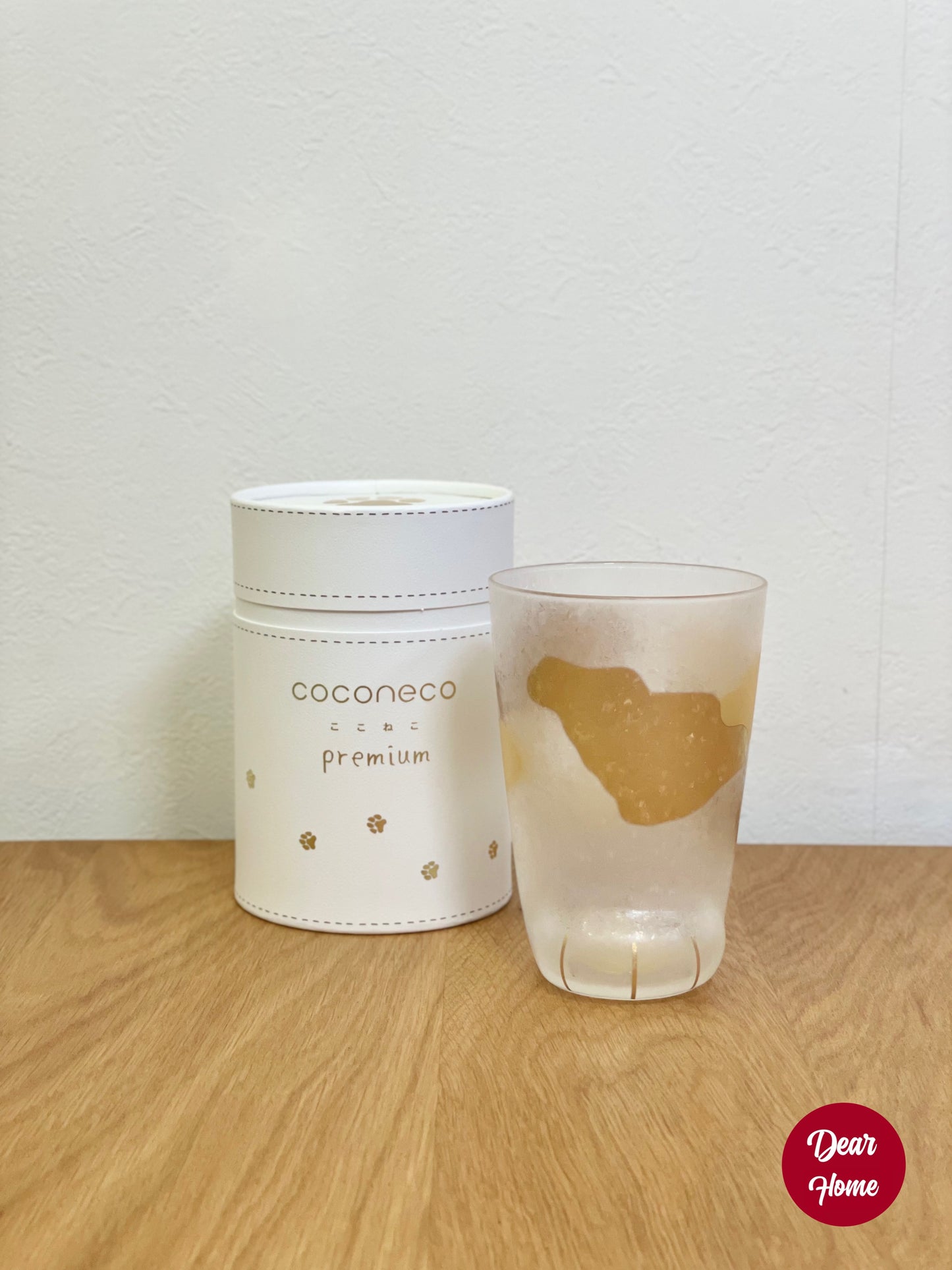 日本製 ❘ Coconeco系列叢林大貓金箔貓腳杯 (300ml)