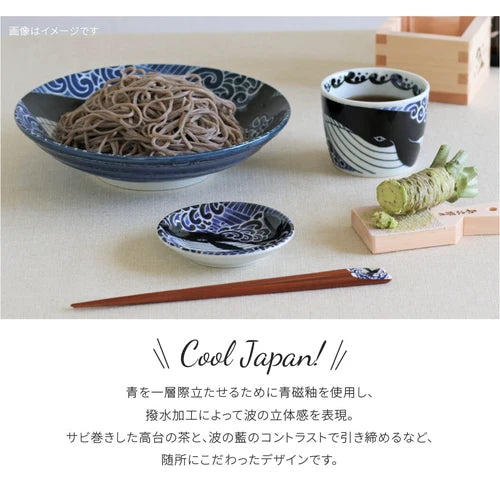 日本製 ❘ 白浪鯨系列美濃燒小碟 (10cm)