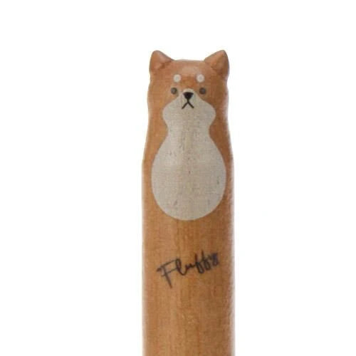 日本製 ❘ Fluffy天然木製動物甜品叉 (12cm)