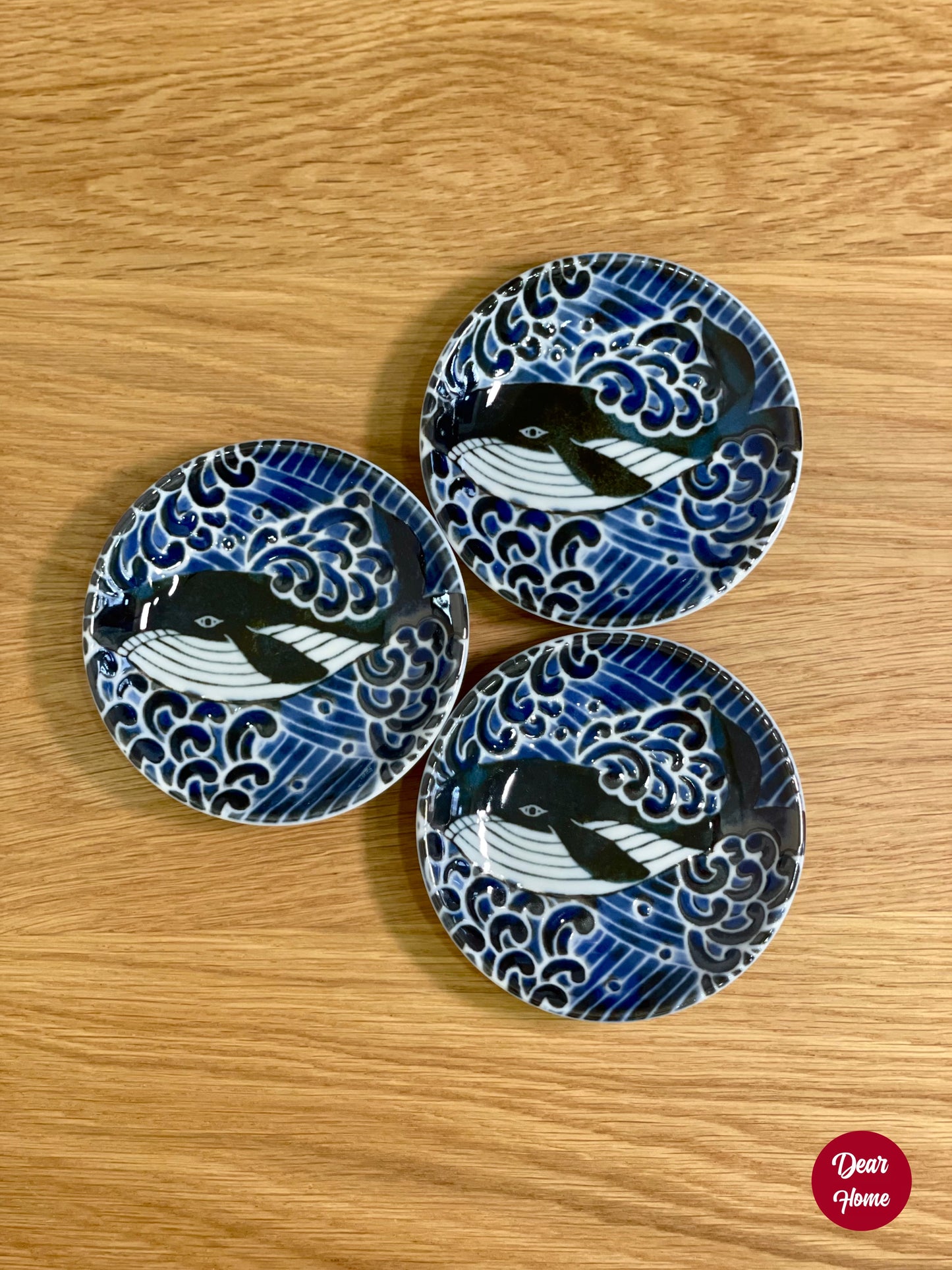 日本製 ❘ 白浪鯨系列美濃燒小碟 (10cm)