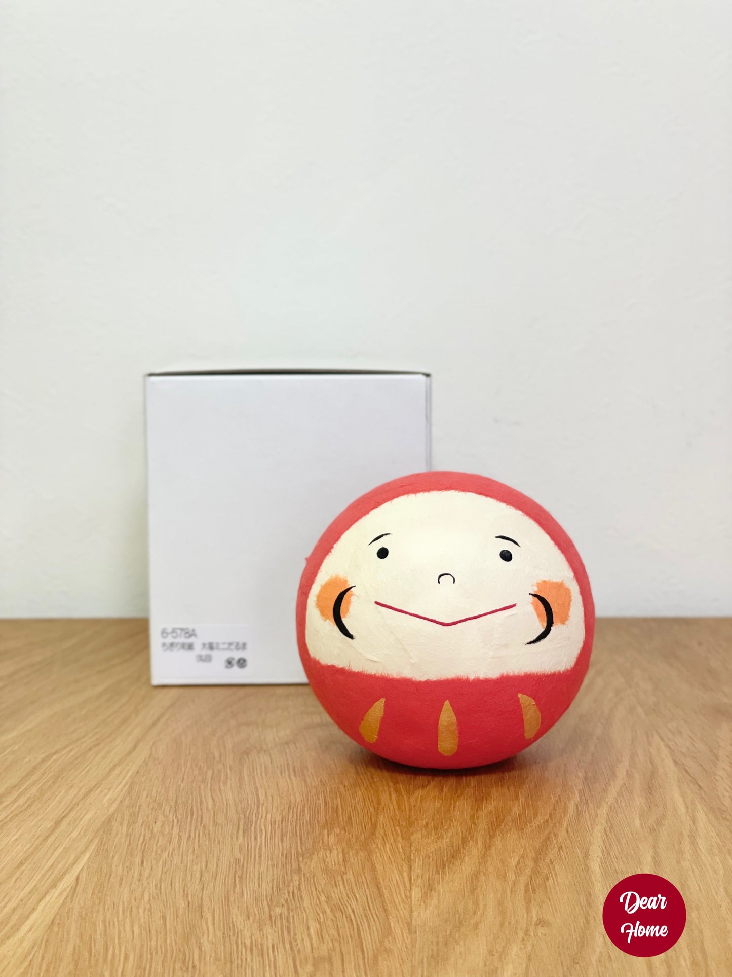日本製 ❘ 日本和紙微笑達摩 (紅色)