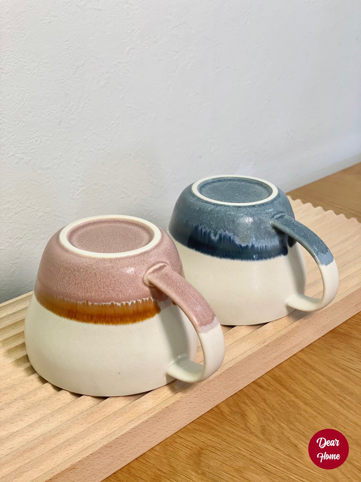 日本製 ❘ Itsumo美濃燒馬克杯對杯連匙禮盒裝 (320ml)