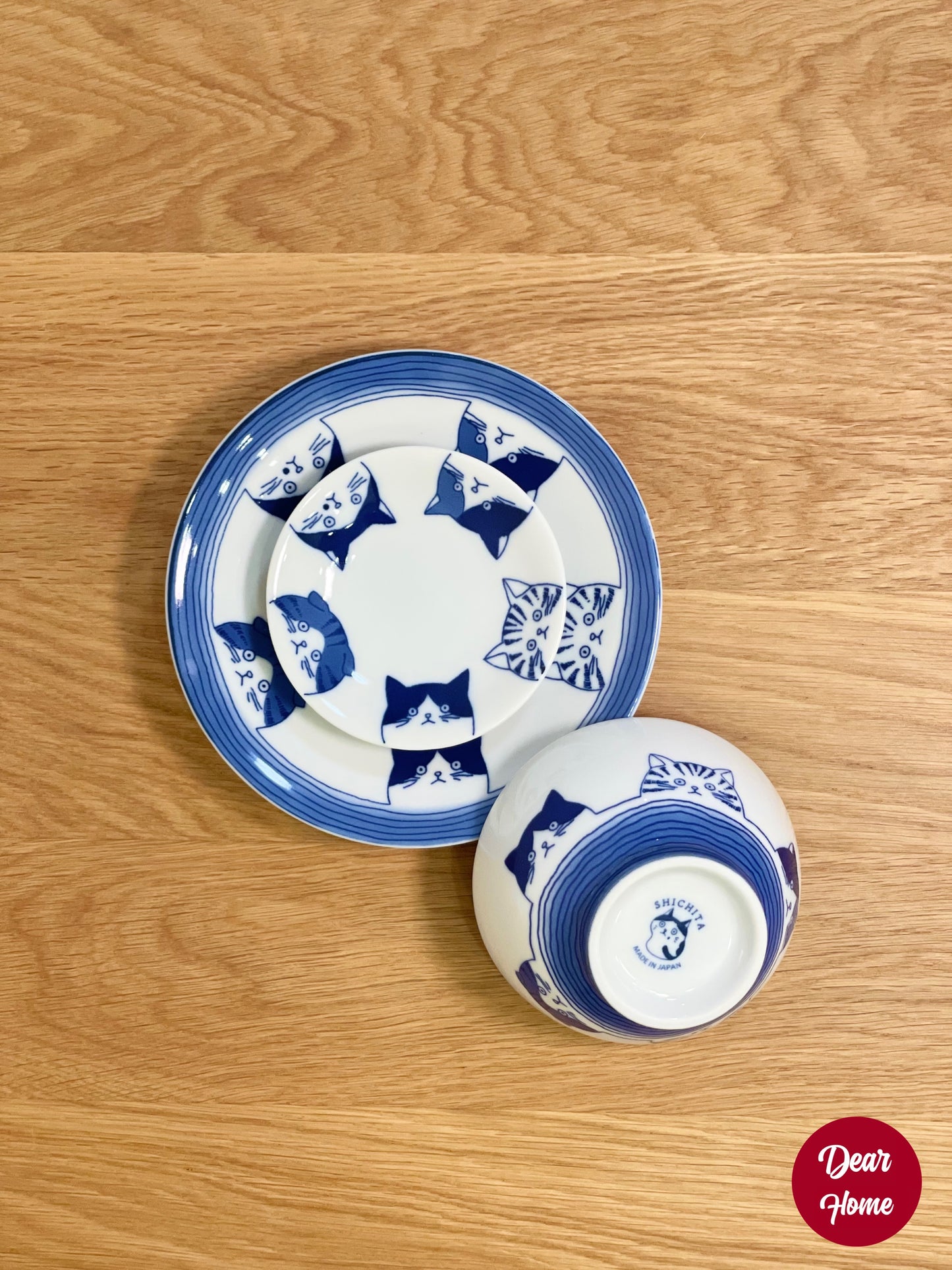日本製 ❘ Shichita貓咪美濃燒餐碗 (11cm)