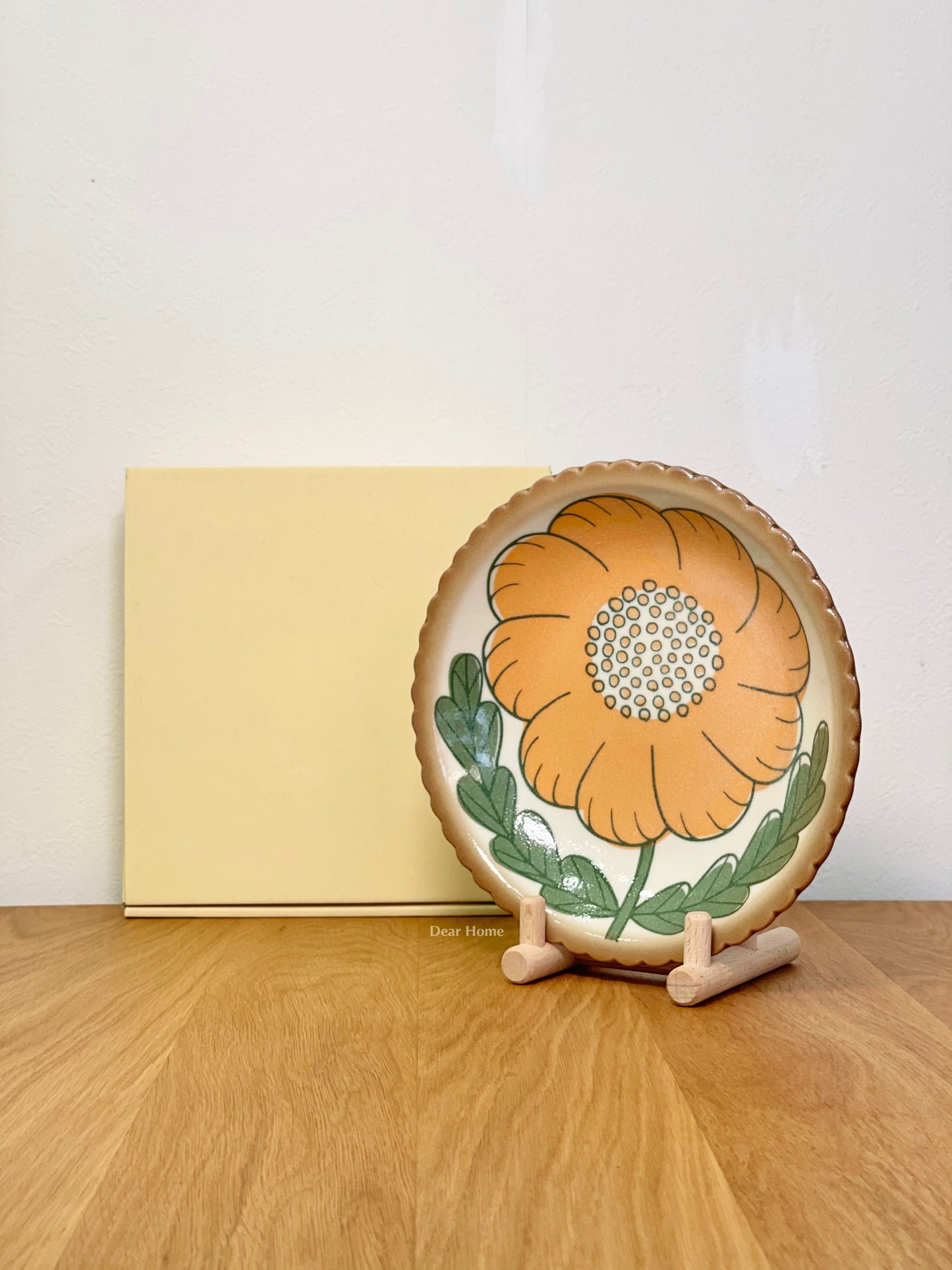 日本製 ❘ Suku Suku系列花卉美濃燒深碟 (21.2cm)