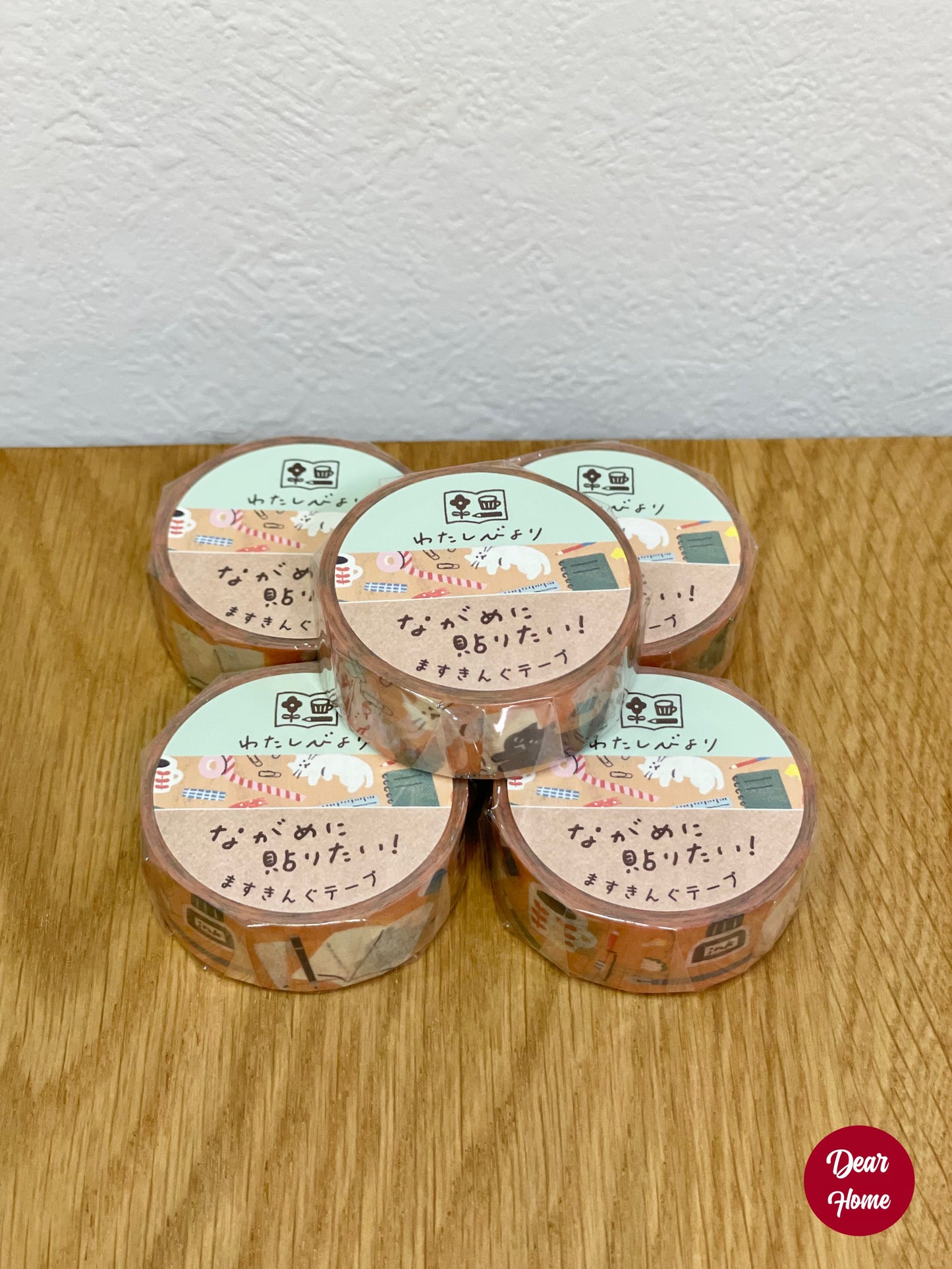 日本製 ❘ 古川紙工和紙膠紙 (貓咪文具)