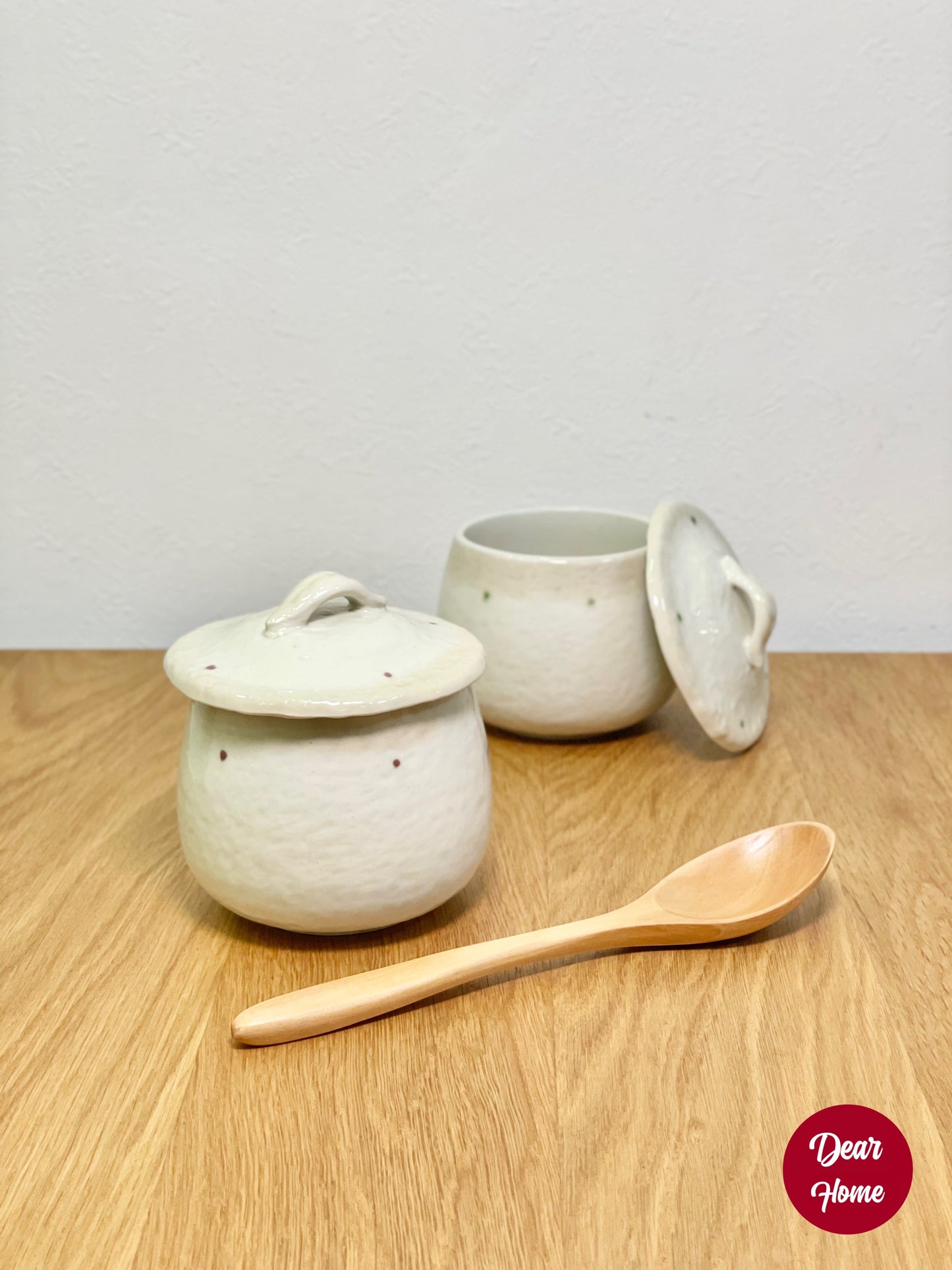 日本製 ❘ 可愛波點美濃燒茶碗蒸 (9cm)