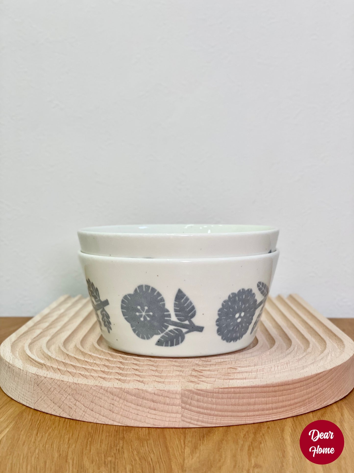 日本製 ❘ Rikka系列花卉美濃燒餐碗 (13.2cm)