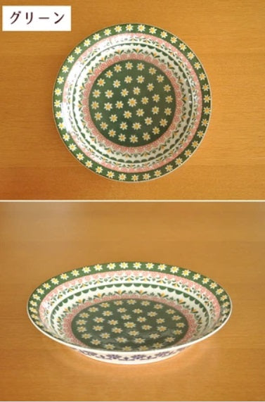 日本製 ❘ Polska系列波蘭風碎花餐碟 (21.7cm)