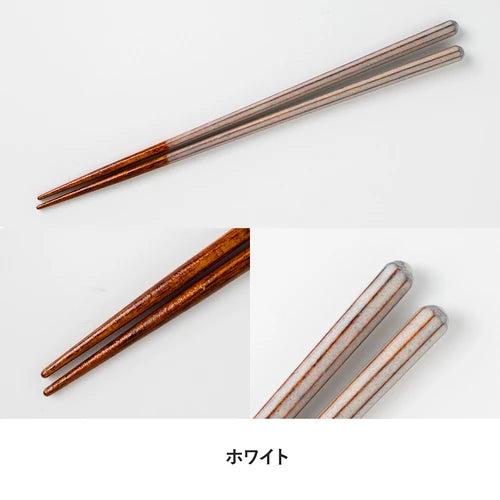 日本製 ❘ Minorutouki系列八角形抗菌閃閃木筷子 (23cm)