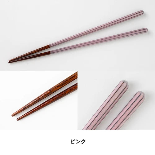 日本製 ❘ Minorutouki系列八角形抗菌閃閃木筷子 (23cm)