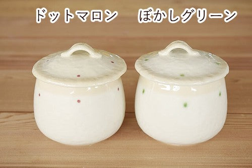 日本製 ❘ **瑕疵品** 可愛波點美濃燒茶碗蒸 (9cm)