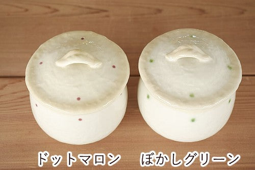 日本製 ❘ 可愛波點美濃燒茶碗蒸 (9cm)