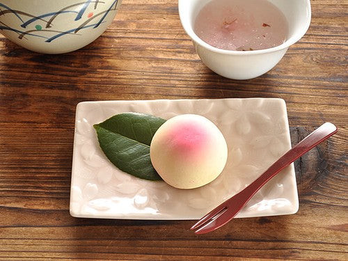 日本製 ❘ 粉色櫻花方形小碟