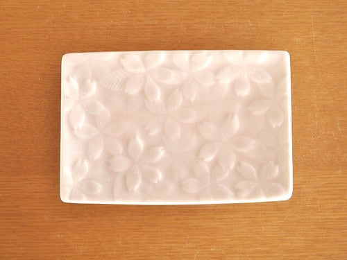 日本製 ❘ 粉色櫻花方形小碟